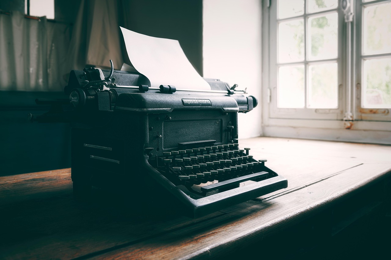 typewriter, write, old, vintage, author, writer, retro, wisdom, paper
